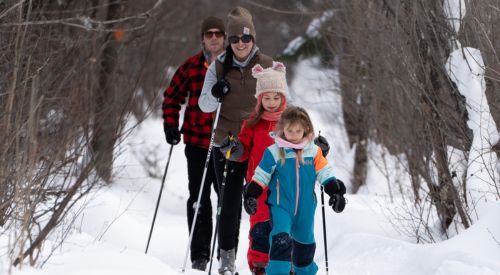 ski de fond en famille